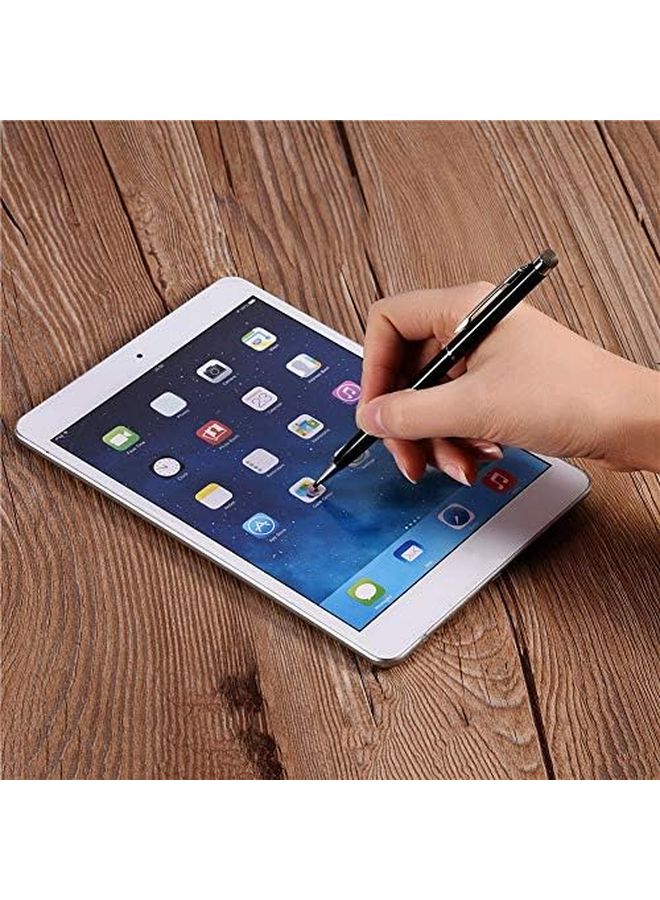 قلم ستايلوس أسود بديل برأس قماشي لنظام iOS بشاشة لمس عالية الحساسية - Image 2